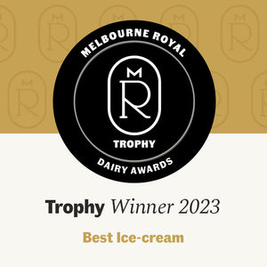 Elato's Fig Ripple ice cream was the winner of the Melbourne Royal Trophy 2023