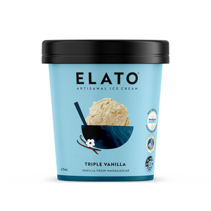 Triple Vanilla Ice Cream: Infusion overnight with vanilla pod and its caviar plus double strength vanilla extract giving a distinctive triple taste and a triple star health rating